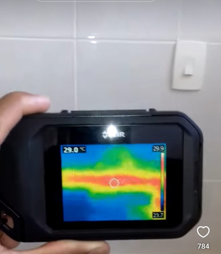 Câmera termográfica
